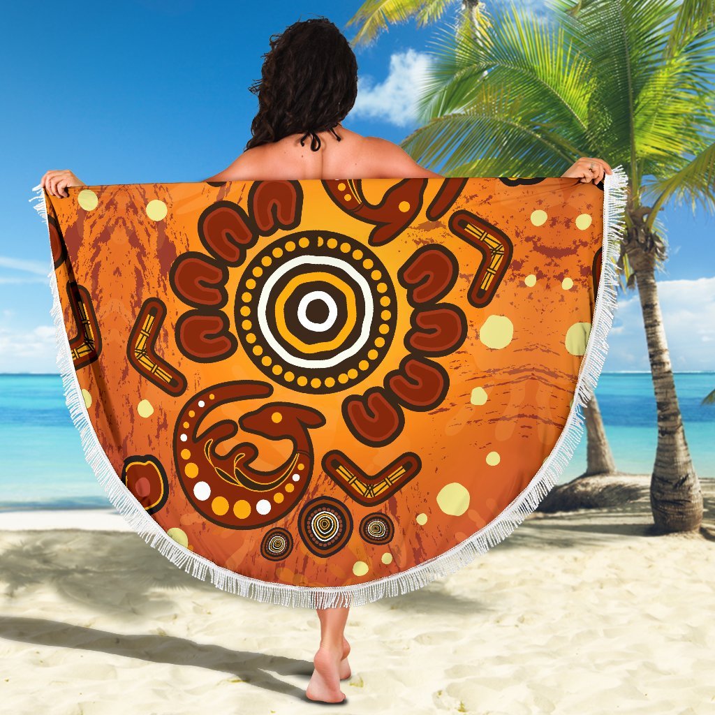 aboriginal-beach-blanket-baby-kangaroo-and-dot-painting-patterns