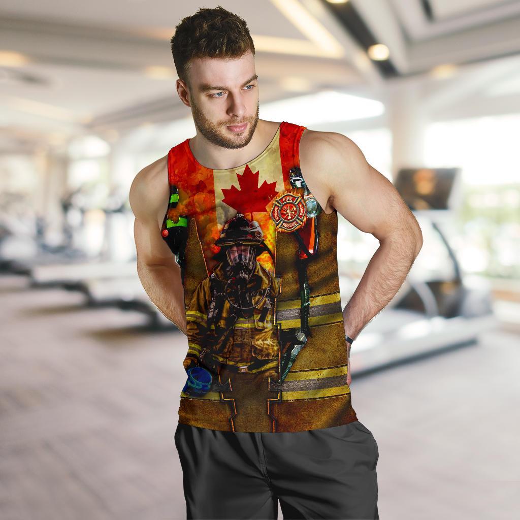 canada-mens-tank-tops-canadian-firefighter-3d