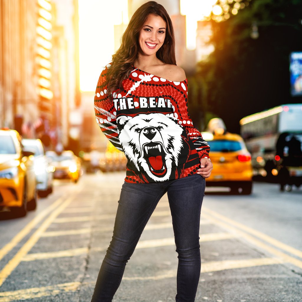 Bears Women Off Shoulder Sweater North Sydney Only - Vibe Hoodie