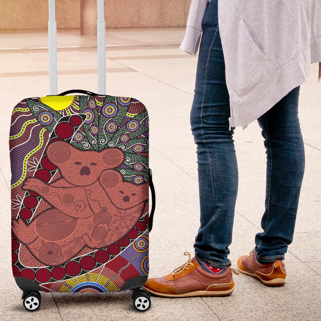 koala-luggage-cover-aboriginal-patterns