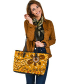 large-leather-tote-bag-aboriginal-art-in-spring-style