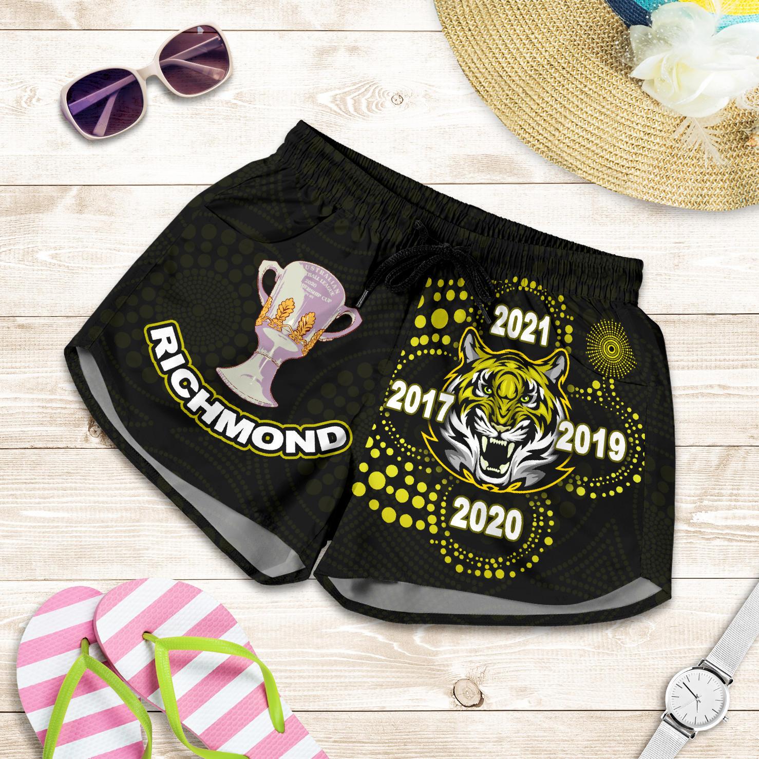 Richmond Premier Women Shorts Legendary Tigers Indigenous - Vibe Hoodie
