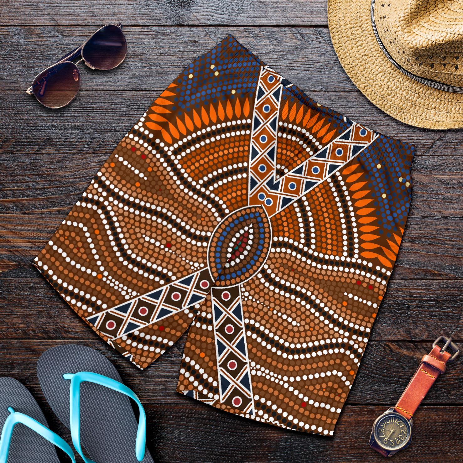 aboriginal-shorts-indigenous-dot-painting-men