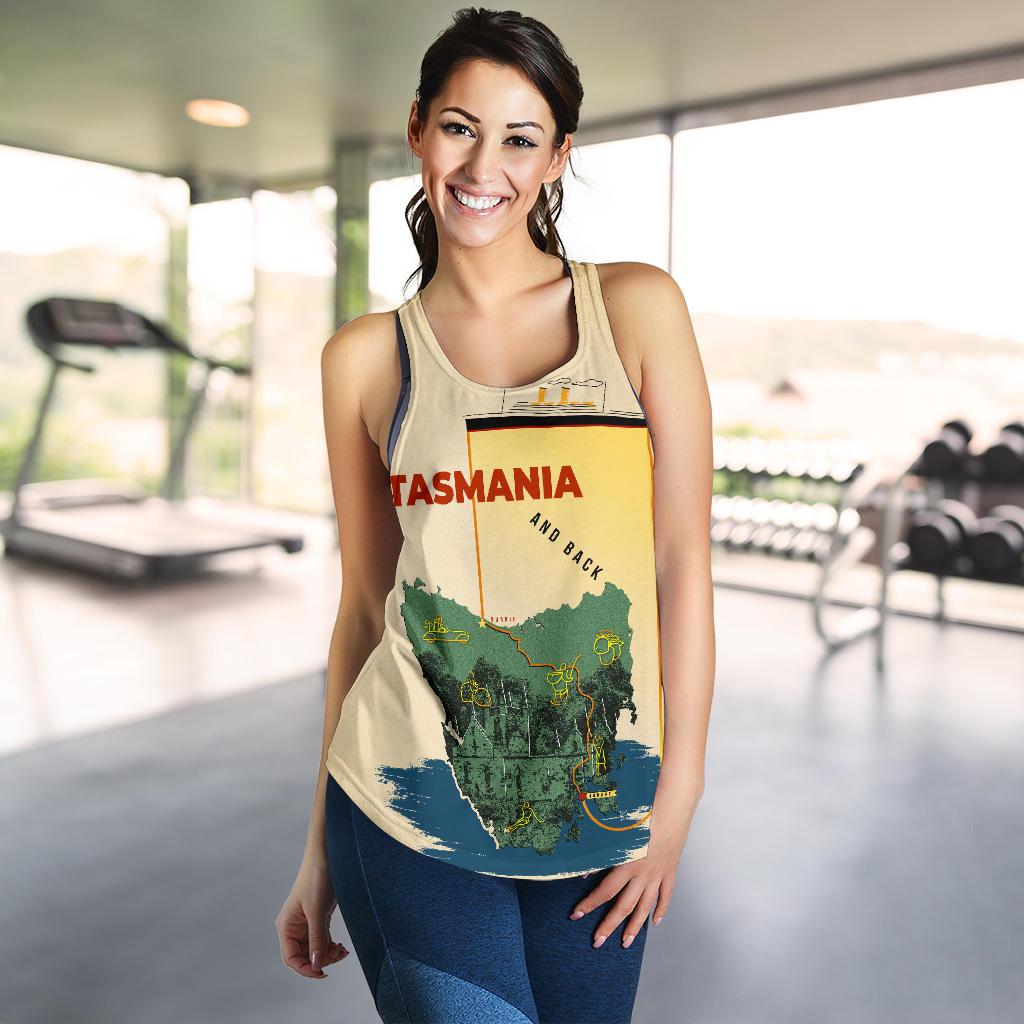 Racerback Tank - Tasmania Top Tank - Women - Vibe Hoodie