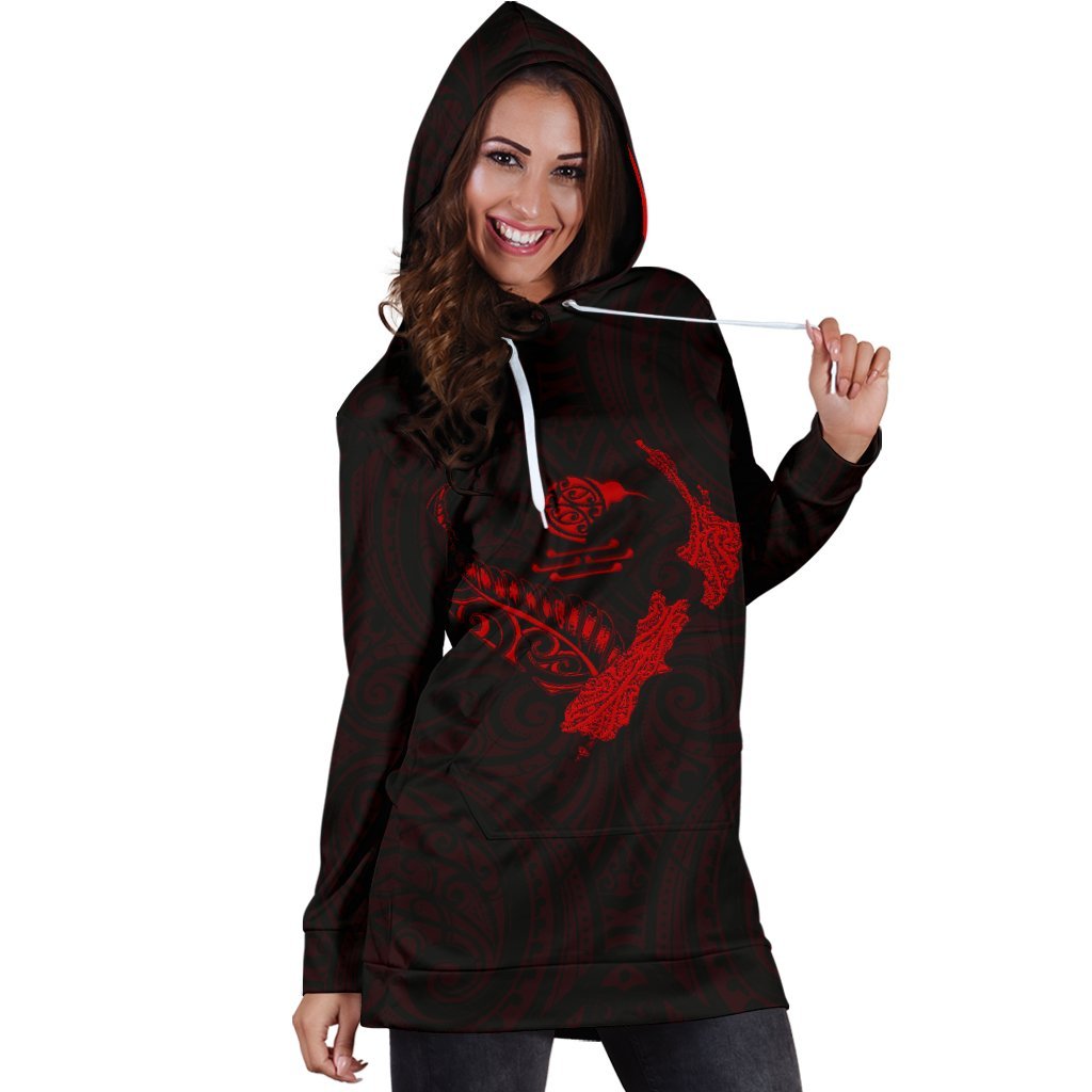 new-zealand-heart-womens-hoodie-dress-map-kiwi-mix-silver-fern-red