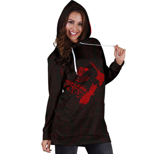 new-zealand-heart-womens-hoodie-dress-map-kiwi-mix-silver-fern-red