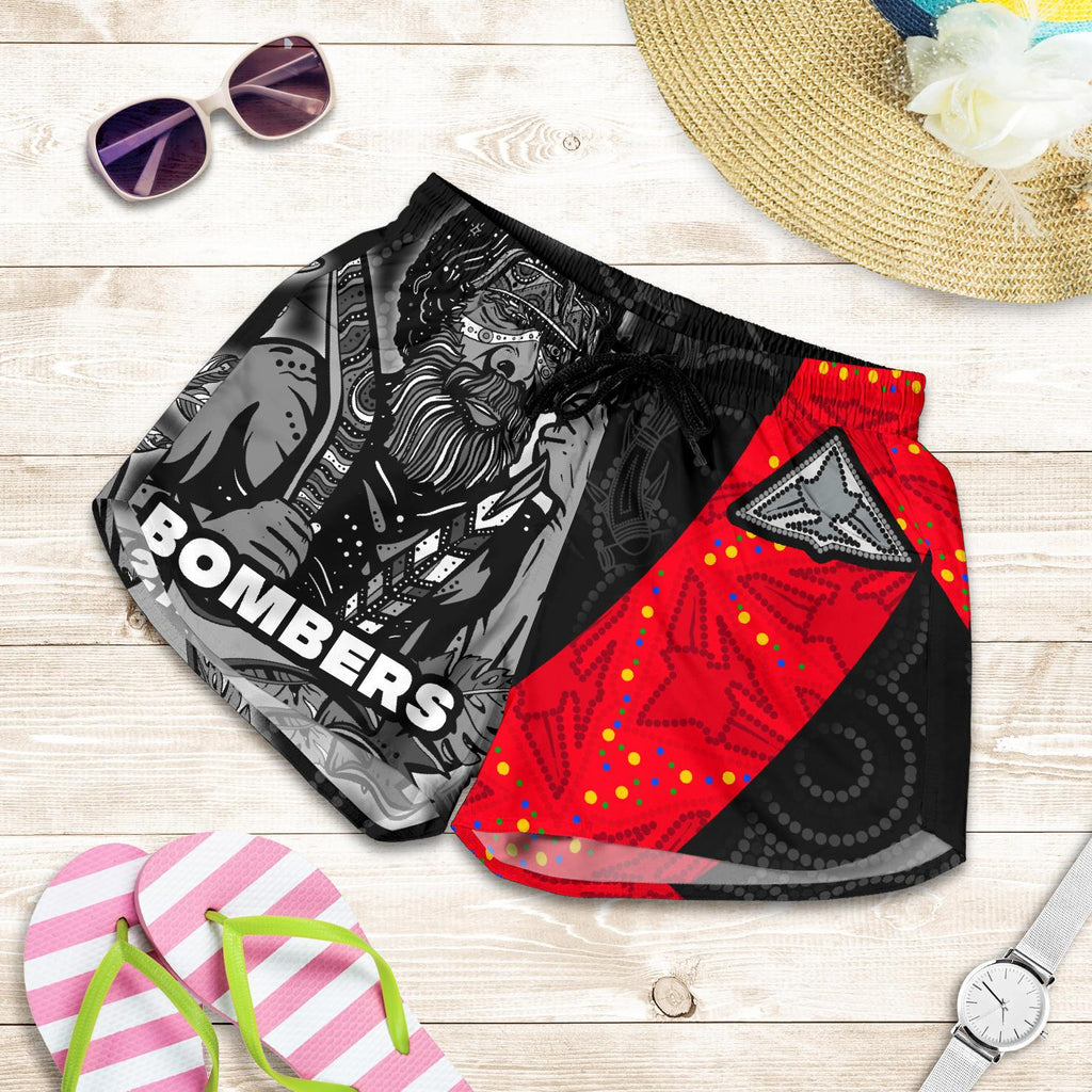 Bombers Naidoc Week All Over Print Women's Shorts Essendon Ingenious Spesial Version - Vibe Hoodie