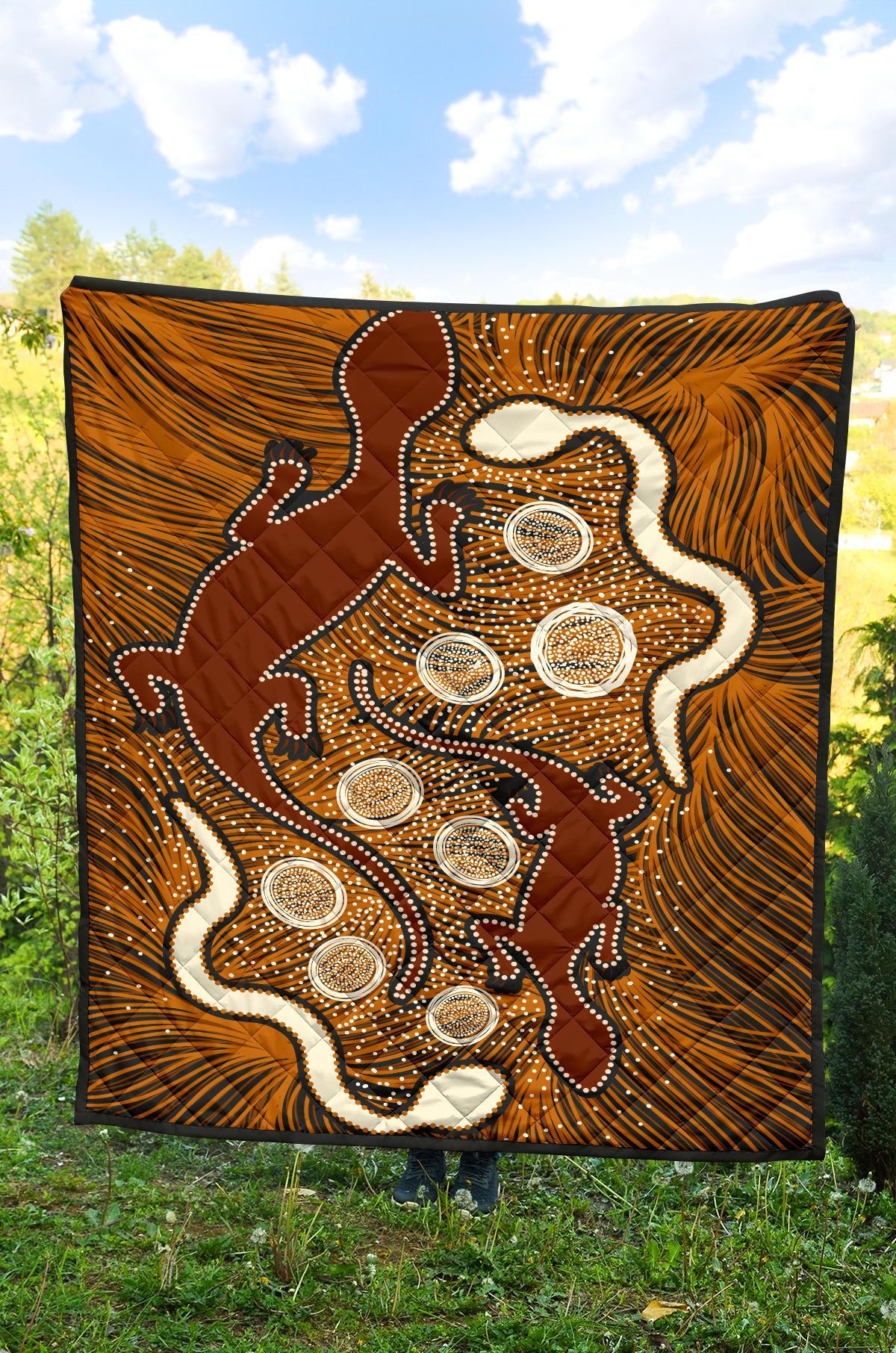 aboriginal-area-rug-indigenous-brown-lizard-and-white-snake