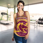 Brisbane Racerback Tank Broncos Aboriginal - Vibe Hoodie