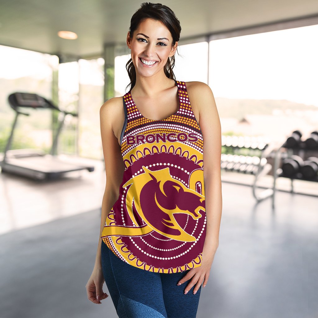 Brisbane Racerback Tank Broncos Aboriginal - Vibe Hoodie