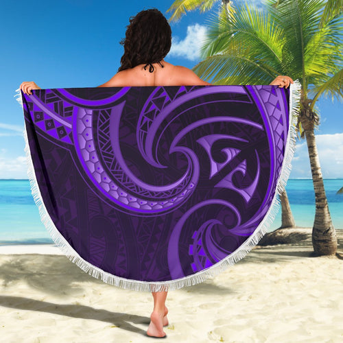 new-zealand-maori-mangopare-beach-blanket-polynesian-purple