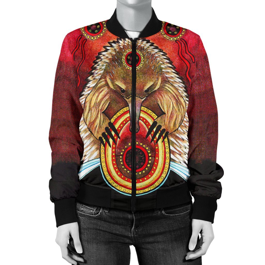 womens-bomber-jacket-australian-echidna