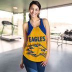 Eagles Women Racerback Tank West Coast - Gold - Vibe Hoodie