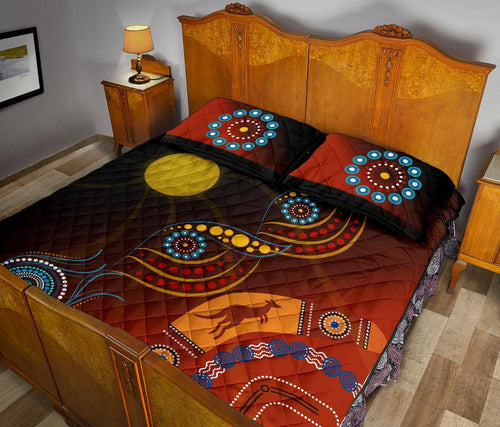 personalised-quilt-bed-set-flowers-on-the