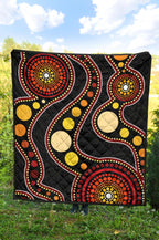 aboriginal-premium-quilt-australia-flower-aboriginal-art