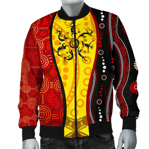 aboriginal-mens-bomber-jackets-dreamtime-koori-dance-dot-acrylic-paint