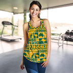 Racerback Tank - Symbol Tank Top Aussie - Women - Vibe Hoodie