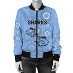 cronulla-sutherland-womens-bomber-jacket-sharks-anzac-day-unique-indigenous