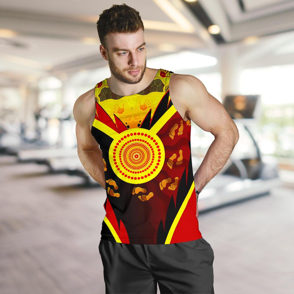 aboriginal-mens-tank-top-indigenous-flag-with-footprint-hand-art