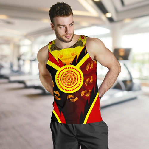 aboriginal-mens-tank-top-indigenous-flag-with-footprint-hand-art