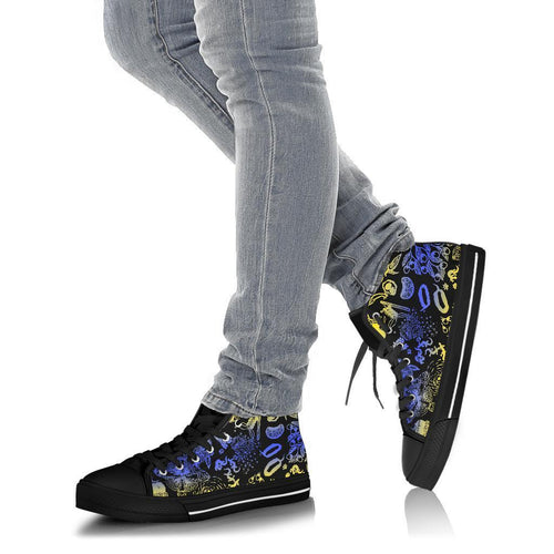 high-top-shoes-australian-aboriginal-golden-wattle-unisex