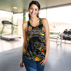 Penrith Women Racerback Tank Panthers Indigenous Vibes - Vibe Hoodie