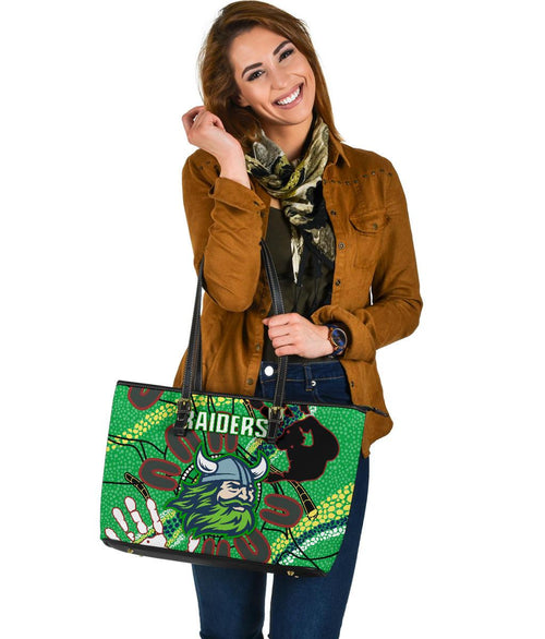canberra-large-leather-tote-raiders-indigenous-2