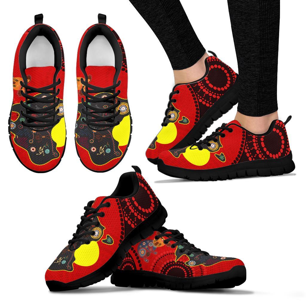 aboriginal-sneakers-dot-painting-patterns-map