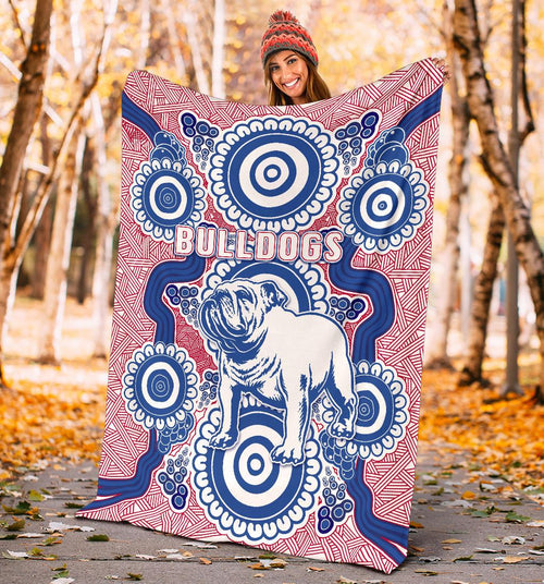 western-premium-blanket-bulldogs-simple-indigenous