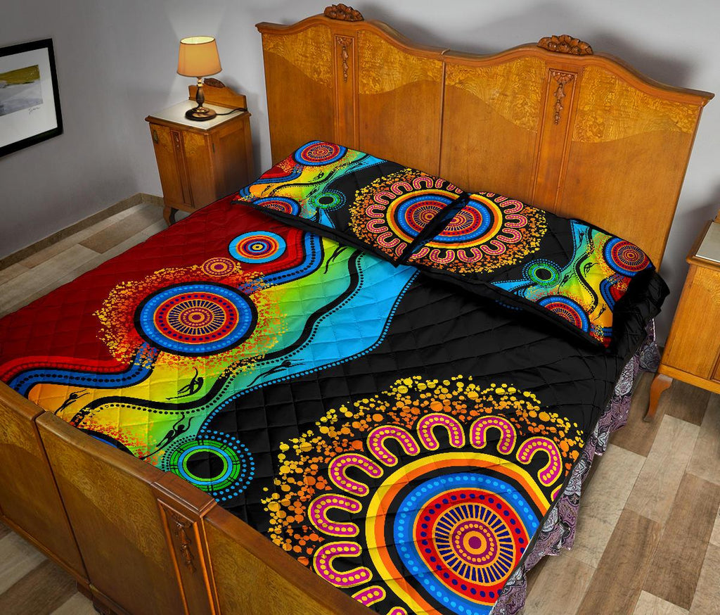 quilt-cover-set-aboriginal-dot-painting-indigenous-circle-patterns-blue-dream
