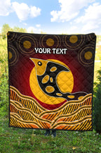 personalised-premium-quilt-aboriginal-dot-patterns-fish
