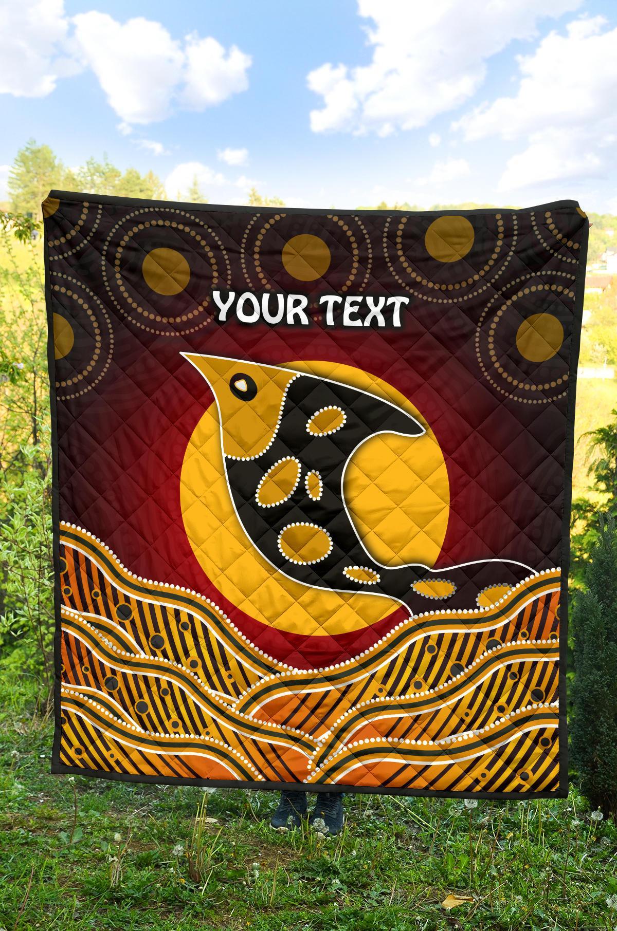 personalised-premium-quilt-aboriginal-dot-patterns-fish
