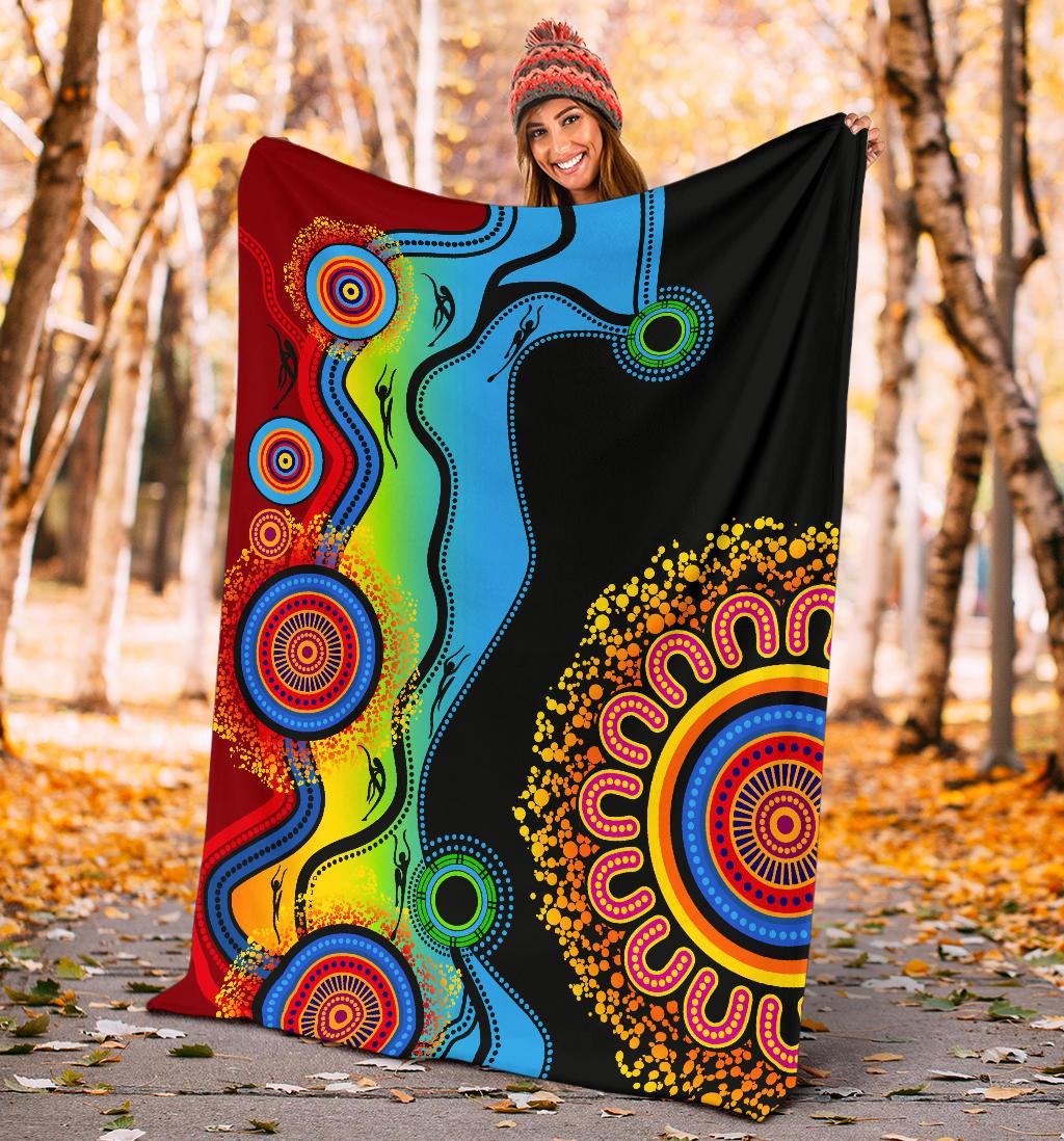 premium-blanket-aboriginal-blanket-blue-dream
