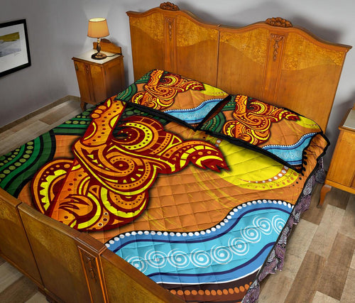 quilt-bed-set-australian-aboriginal-dot-painting-koala