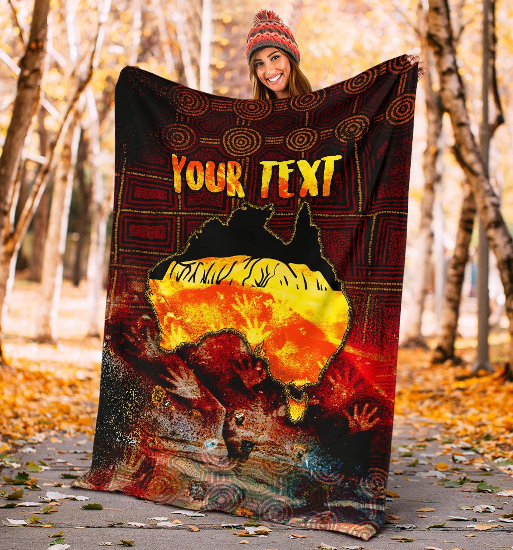 aboriginal-personalised-premium-blanket-anangu-custodians