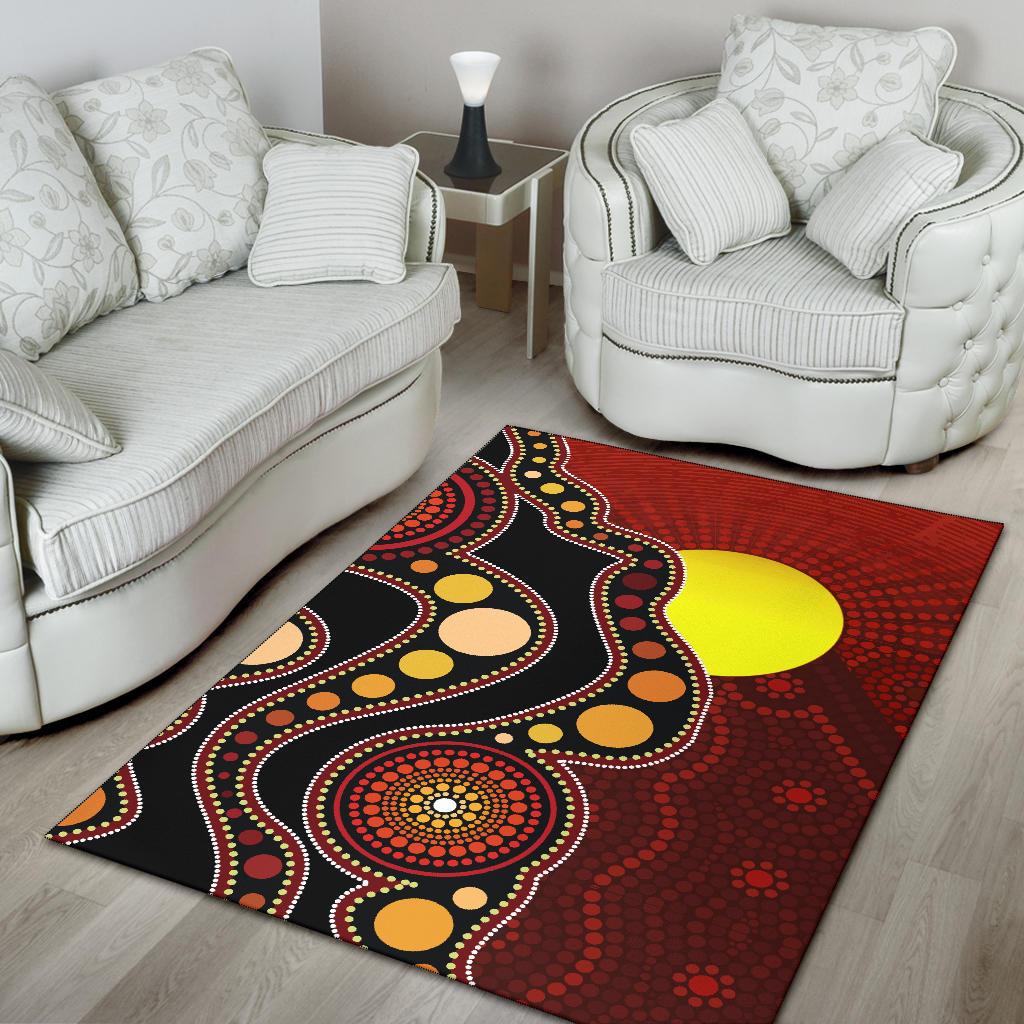 aboriginal-area-rug-australia-aboriginal-lives-matter-flag-circle-dot-painting-art
