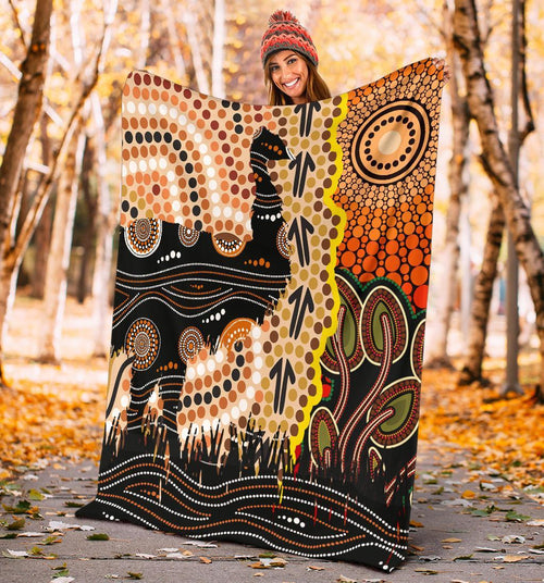 premium-blanket-australian-aboriginal-sun-and-emu