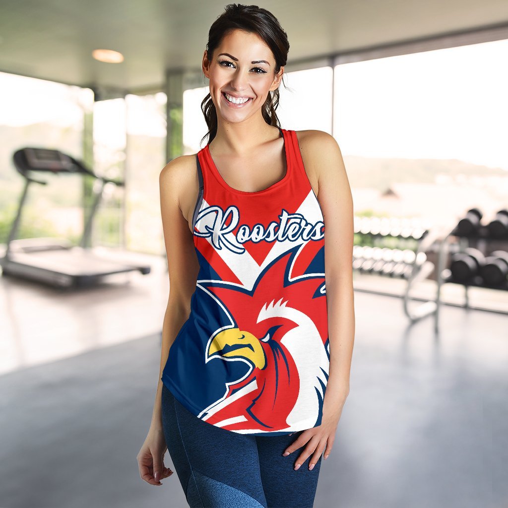 Australia Roosters Women Racerback Tank Rugby - Vibe Hoodie