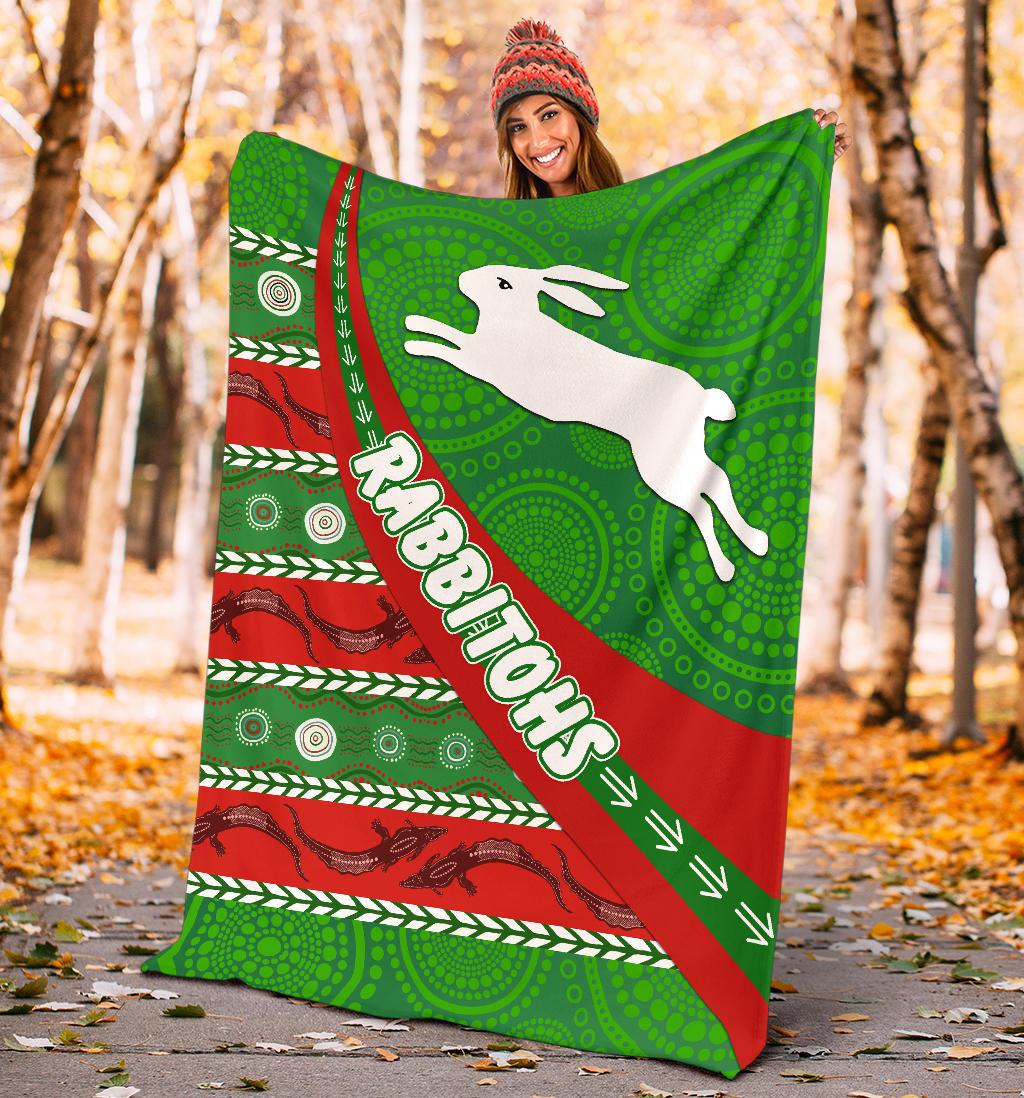 south-sydney-rabbitohs-aboriginal-premium-blanket-victorian-vibes