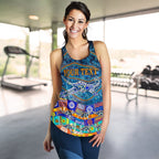 (Custom text) Racerback Tank - Kangaroo Dreaming - Vibe Hoodie