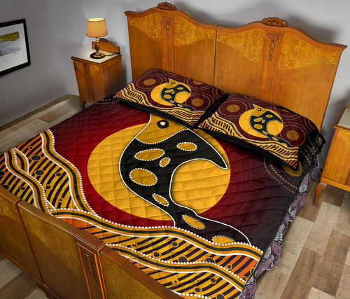 quilt-bed-set-aboriginal-dot-patterns-fish