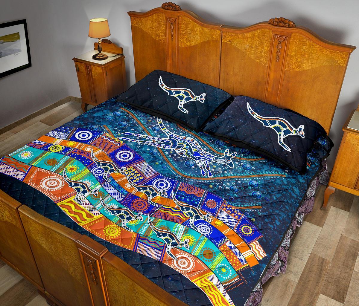 custom-text-quilt-bed-sets-kangaroo-dreaming