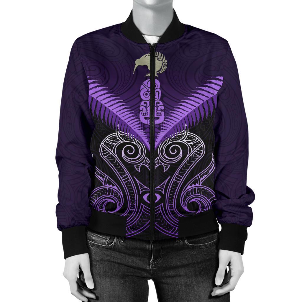 maori-manaia-new-zealand-women-bomber-jacket-purple