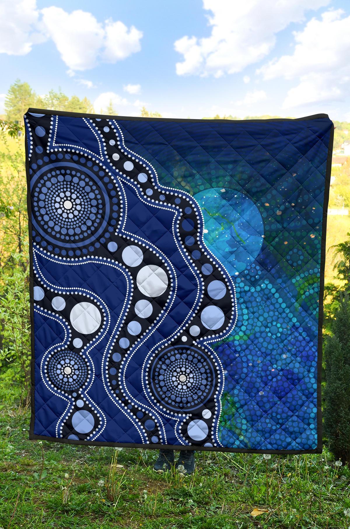 aboriginal-premium-quilt-australia-indigenous-flag-circle-dot-painting-art-blue
