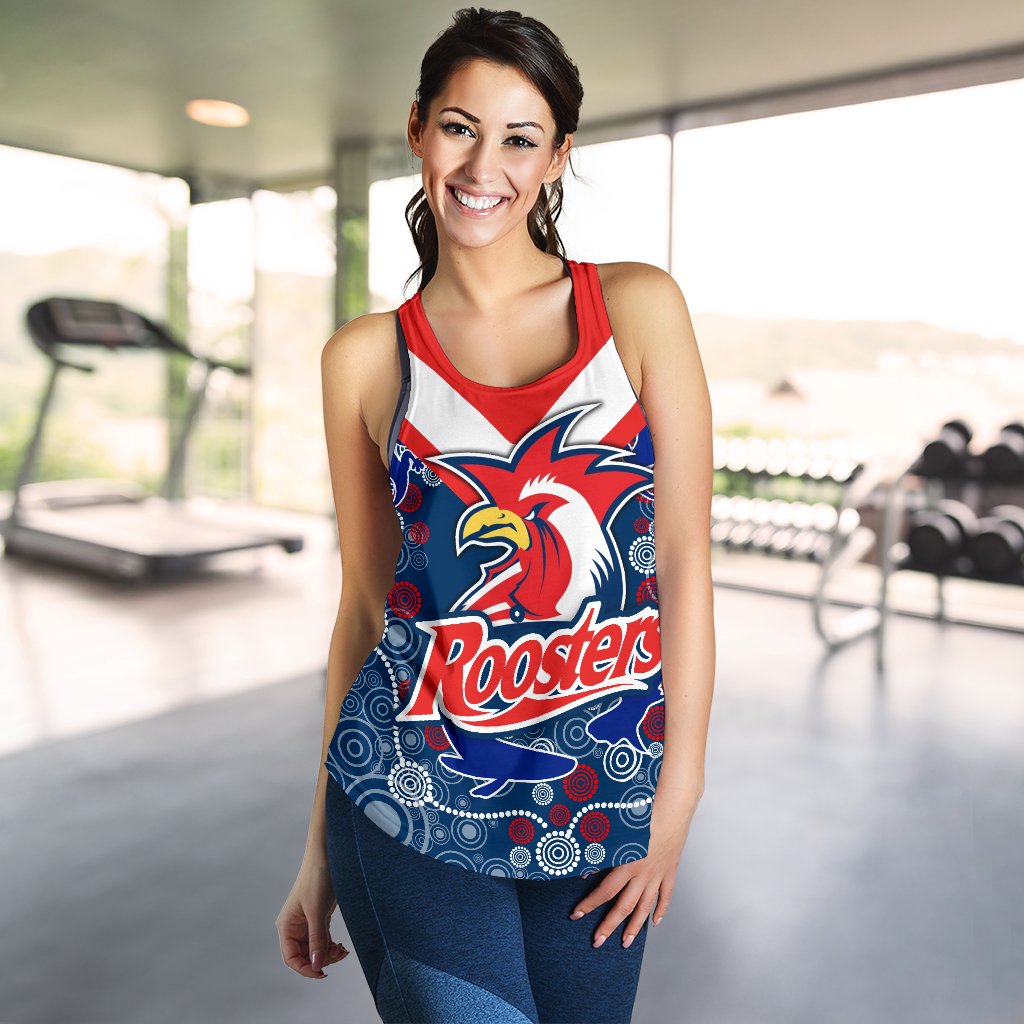 Rooster Indigenous Women's Racerback Tank Rugby - Vibe Hoodie