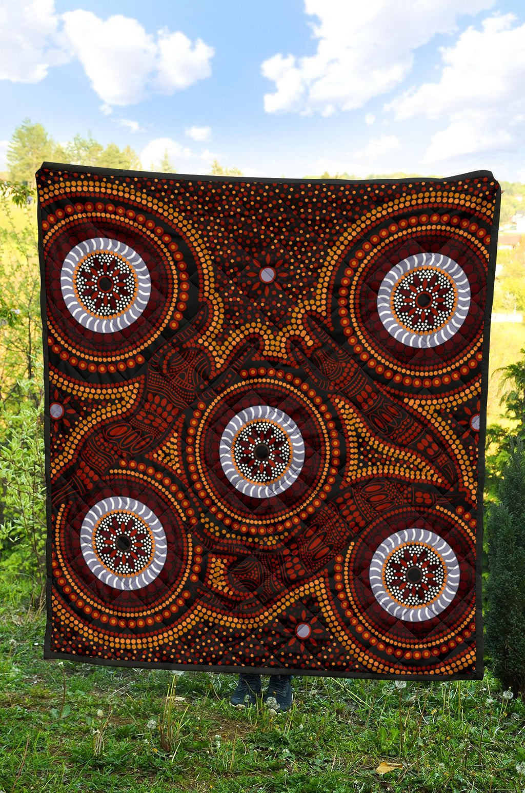 aboriginal-premium-quilt-aboriginal-human-dot-painting-art