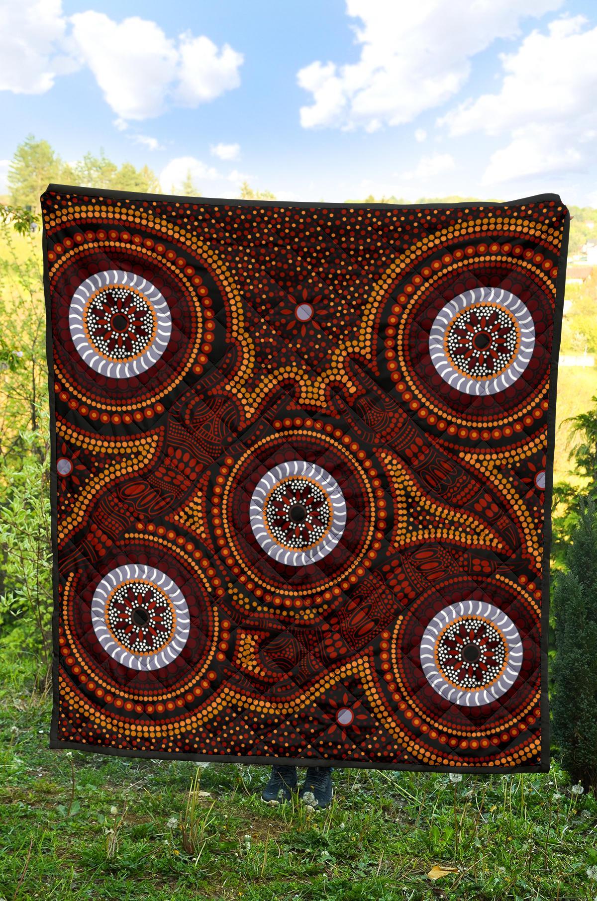 aboriginal-premium-quilt-aboriginal-human-dot-painting-art