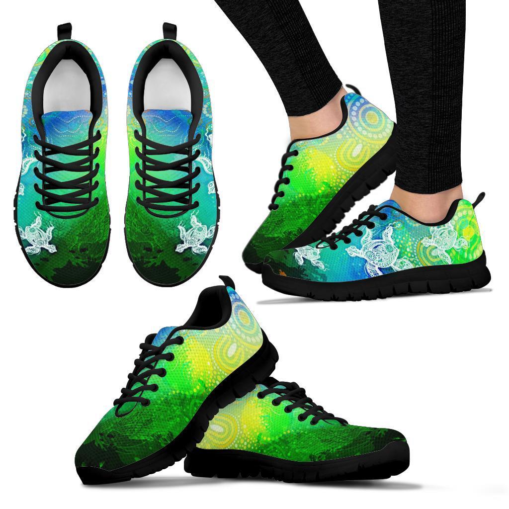 aboriginal-sneakers-indigenous-turtle-ocean-dot-painting-art