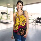 Aboriginal Racerback Tank - Indigenous Animals Life Art - Vibe Hoodie