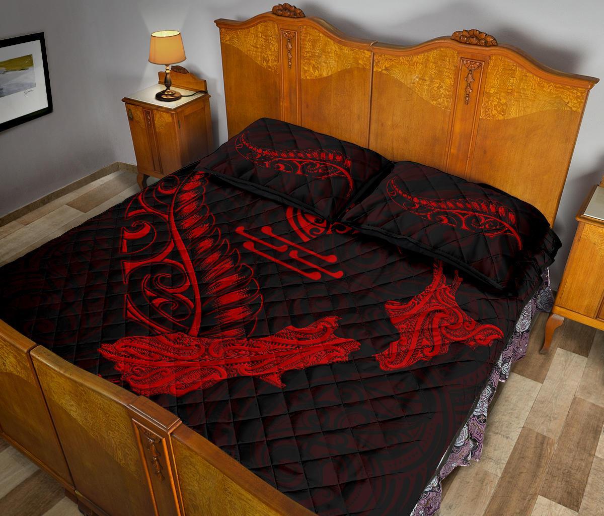 new-zealand-heart-quilt-bed-set-map-kiwi-mix-silver-fern-red